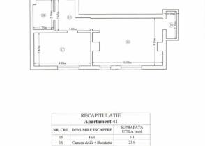 Apartament de vânzare cu 2 camere